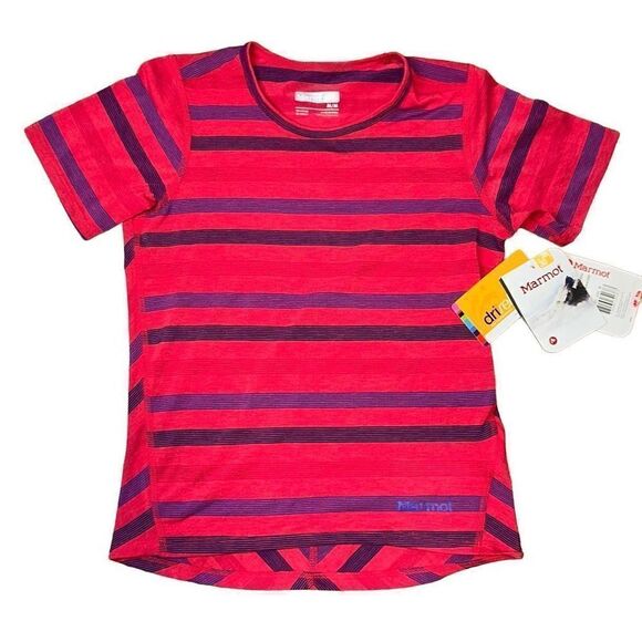 Marmot Other - NWT Marmot Girl’s Gracie sz M short sleeve 30 upf quick dry shirt sleeve active